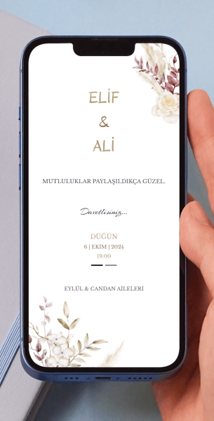 Düğün Davetiye Tasarımı Düğün - 2