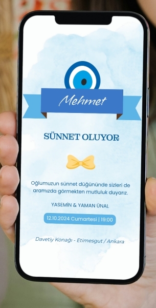 Sünnet Davetiye Tasarımı Sünnet - 1