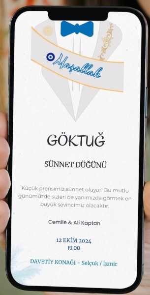 Sünnet Davetiye Tasarımı Sünnet - 6